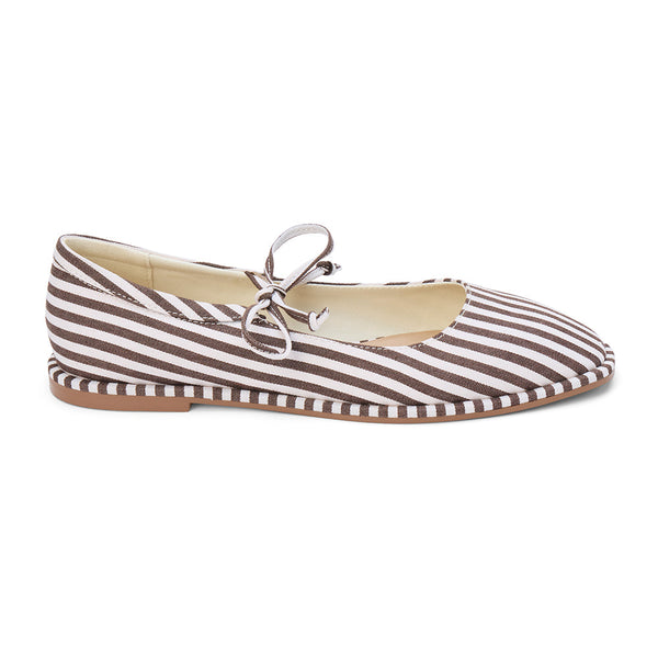 gerry-ballet-flat-brown-stripe