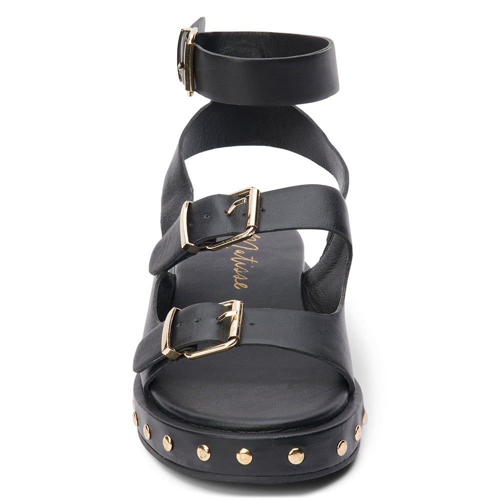 Nina Flosie Ankle Strap Sandal hot in Black(size 6)