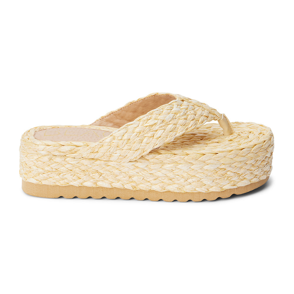 Sailor Raffia Platform Sandal - Vegan Shoes – Matisse Footwear