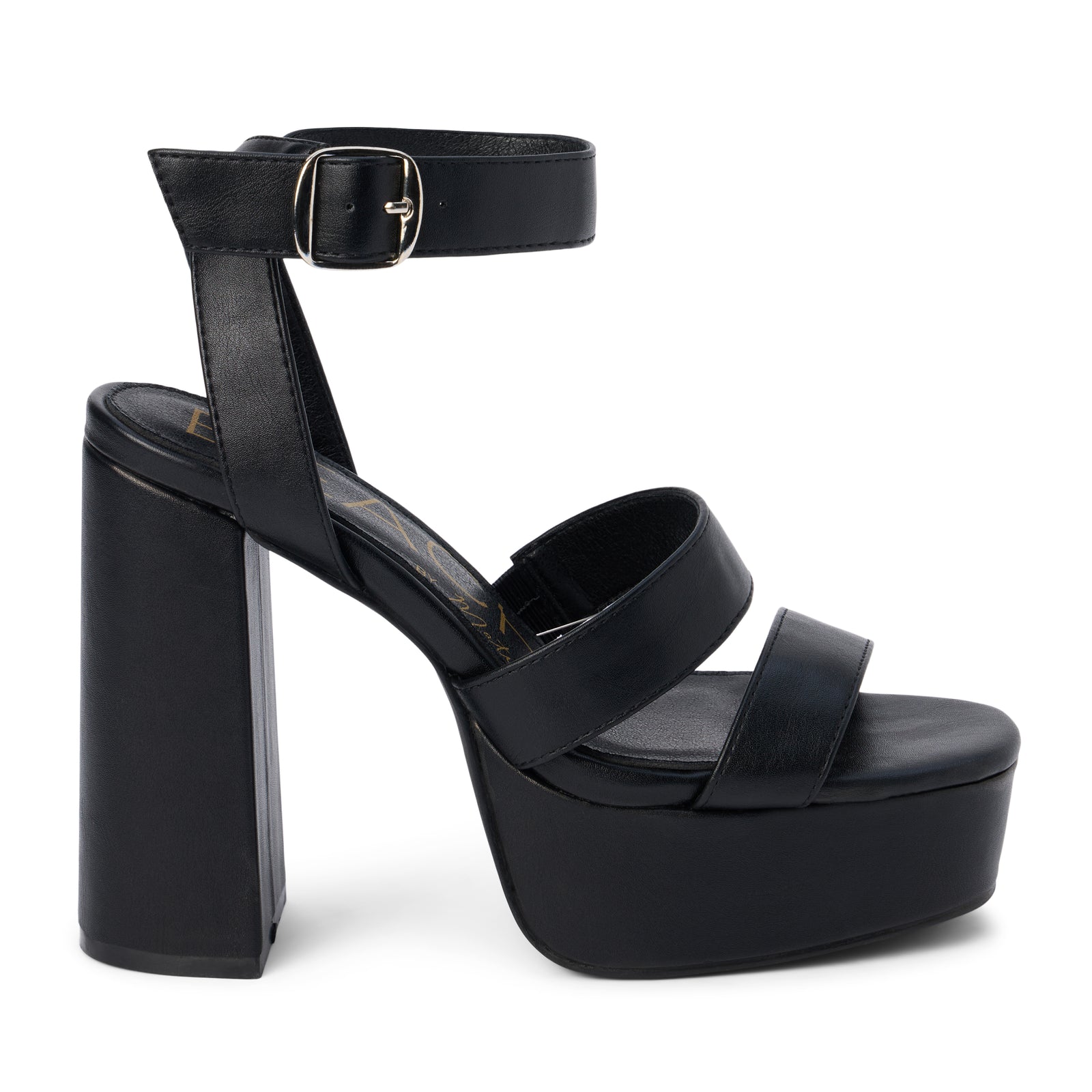 Team shops Savage Black Peep Toe Heels