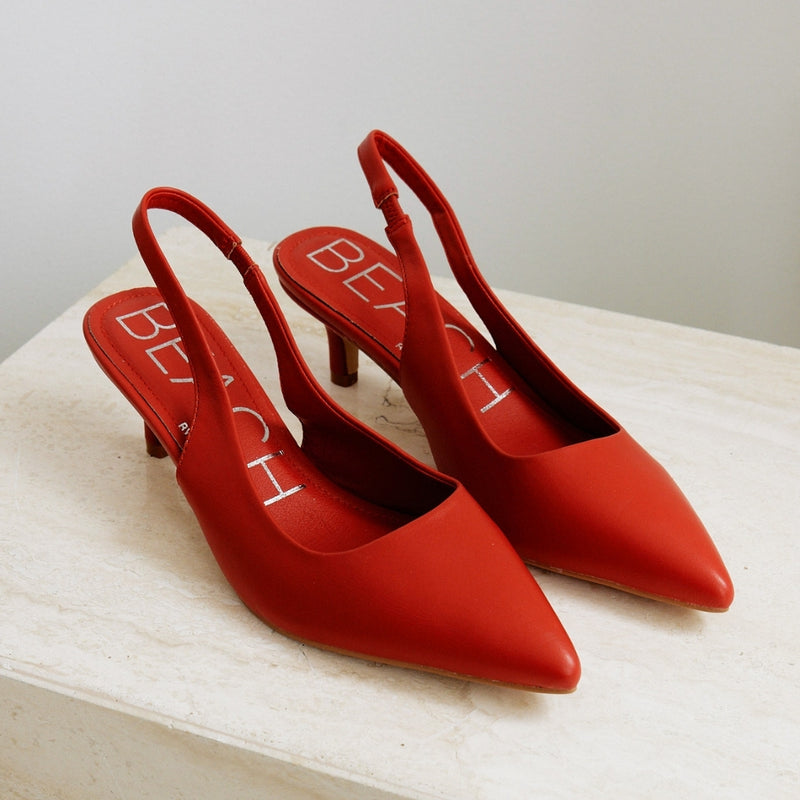 Red slingback shoes online