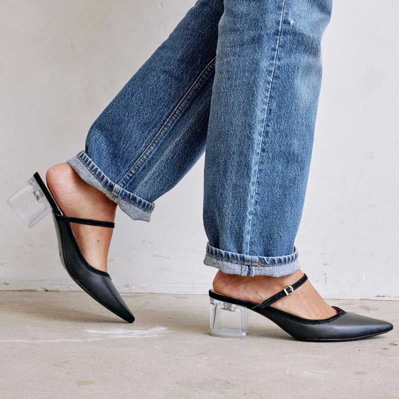 Lois Heeled Mule