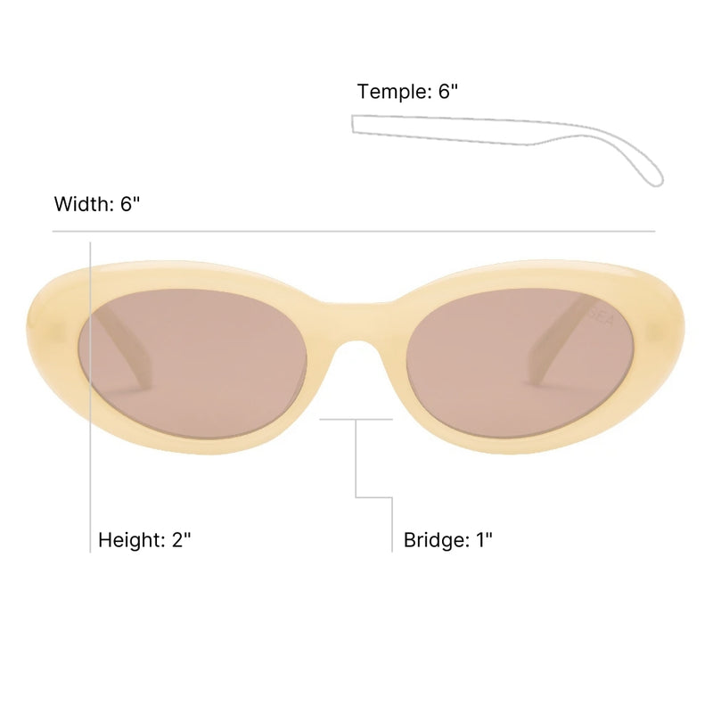 Jagger Oval Sunglasses