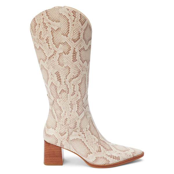 Knee high hotsell boots snake print