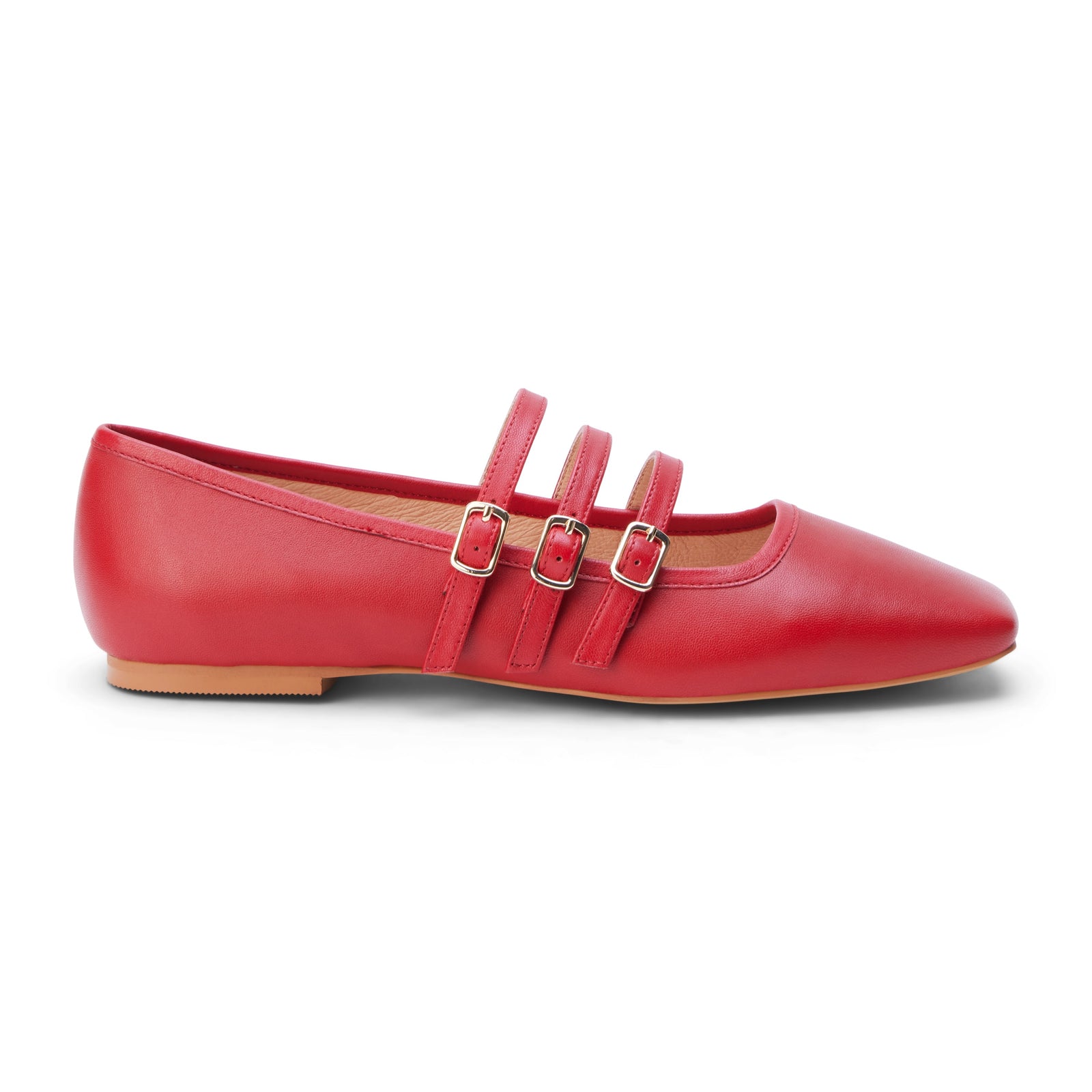 Red Nova Ballet Flat Closed Toe Shoes Matisse Footwear