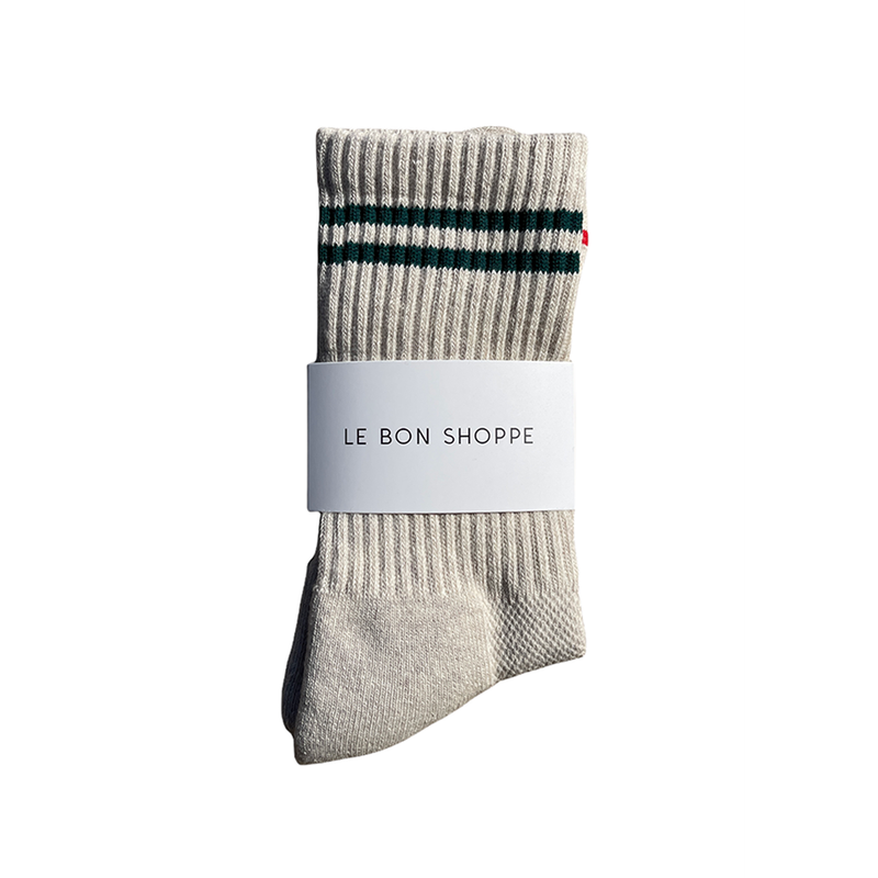 Le Bon Shoppe Oatmeal Boyfriend Socks